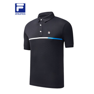 FILA ATHLETICS斐乐男短袖POLO2020夏季新款针织短袖衫男POLO RD宝蓝-NV 175/96A/L