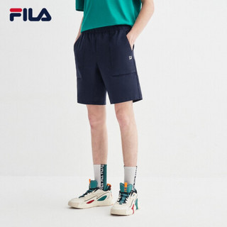 FILA ATHLETICS斐乐官方黄景瑜同款短裤2020夏季新款宽松运动裤男 RD宝蓝-NV 165/76A/S