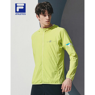 FILA ATHLETICS 斐乐男子外套2020春新款专业运动梭织连帽皮肤衣 明媚绿-LG 165/88A/S