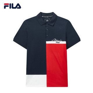 FILA x 3.1Phillip Lim 斐乐男子短袖POLO衫2020夏季新款运动短袖 藏海蓝-NV 180/100A/XL