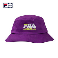 FILA FUSION 斐乐 情侣圆帽 2020夏季新款街头时尚百搭ins圆帽 葡萄紫-VT(57cm) XS