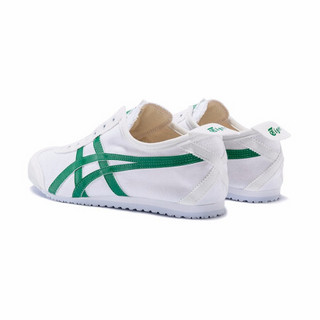 Onitsuka Tiger 鬼塚虎 MEXICO 66 SLIP-ON系列 中性休闲运动鞋 D342Q-0184 白色/绿色 40.5