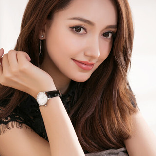 Balco 拜戈 Swiss Made 瑞士拜戈（BALCO）原装进口手表简约复古皮带情侣休闲女表3335 银色1110Q3335