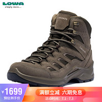 LOWA 德国 登山鞋作战靴户外防水徒步鞋 SESTO GTX 进口男款中帮 L310557 褐色 42