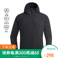 诺诗兰软壳外套男 2020秋冬新款户外弹力防泼保暖防风外套NXJAT5502E 爵士灰色 185