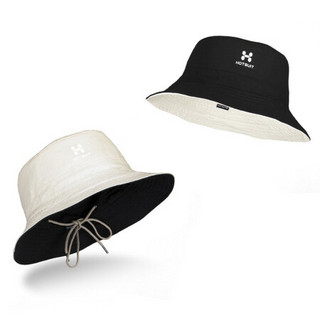 HOTSUIT后秀 渔夫帽 2020夏季新款薄款防晒遮阳帽潮流百搭太阳帽 矿物黑/鹅白