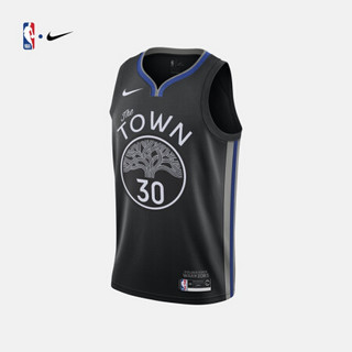 NBA-Nike 勇士队 库里 CE 城市版 SW 男子运动球衣 AV4638 图片色 L