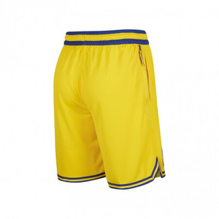 NBA-Nike 勇士队 男篮球运动透气速干短裤 AV6461-728 图片色 XL