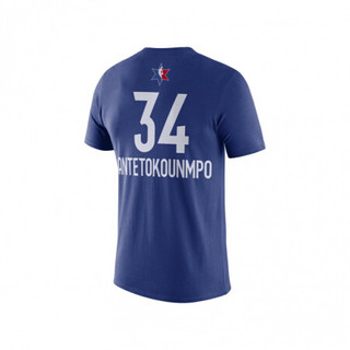 NBA-NIKE 字母哥ALLSTAR全明星赛 男运动短袖T恤 图片色 XL