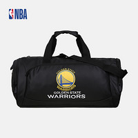 NBA 金州勇士队 休闲运动桶包耐脏旅行包 黑色 黑色
