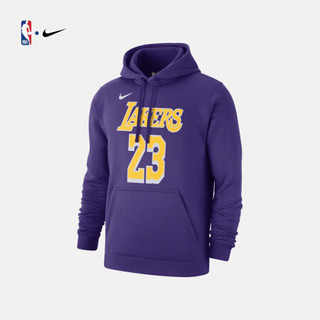 NBA-Nike 湖人队詹姆斯 男子运动休闲套头卫衣连帽衫 AV0401-504 图片色 L