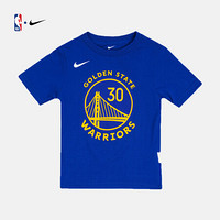 NBA-Nike童装 勇士队 库里 REPLICA 幼童运动圆领短袖 勇士队 4T