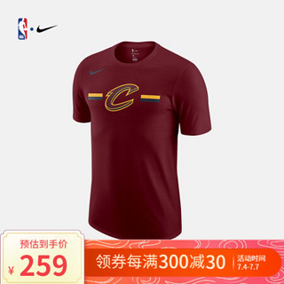 NBA克利夫兰骑士队 NIKE短袖 男子  球队LOGO 短袖T恤933516 S