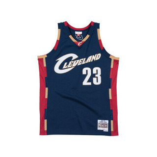 NBA-Mitchell&Ness 骑士队 詹姆斯 SW球迷版复古球衣2008-09客场 图片色 M