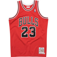 NBA-Mitchell&Ness 公牛队 AU球员版复古球衣97-98赛季客场 图片色 L