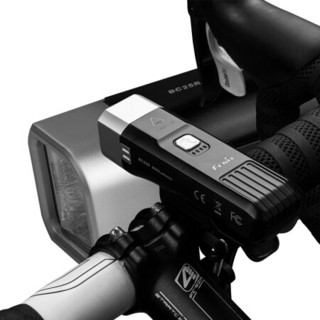 FENIX自行车灯前灯强光远射BC25R 充电骑行自行车灯 可USB充电山地自行车车灯 600流明 黑色