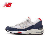 New Balance NB官方2020新款男款991系列M991GWR英产休闲鞋 藏青色/白色/灰色 M991GWR 41.5