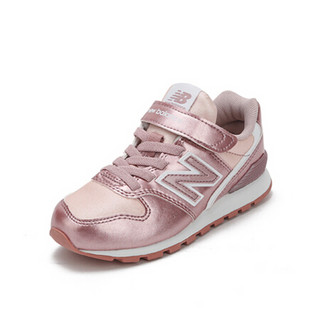 New Balance NB童鞋   男女童中大童儿童鞋复古鞋 KV996RGY/闪亮粉 28.5码/17cm