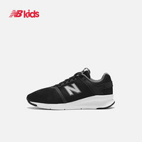 New Balance nb童鞋 男女童4~14岁 系带运动鞋YS24 黑色 YS24BS 31