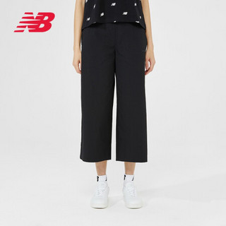 New Balance NB官方2020新款女运动梭织长裤AWP01523宽松休闲裤 BK AWP01523 L