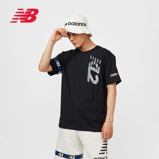 New Balance NB官方2020新款男款MT01685篮球服短袖运动T恤 BK MT01685 M