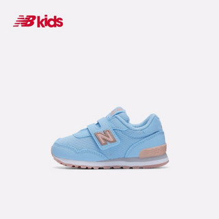 New Balance nb童鞋 女童0~4岁 魔术贴儿童运动鞋 蓝色 IV515SM 25