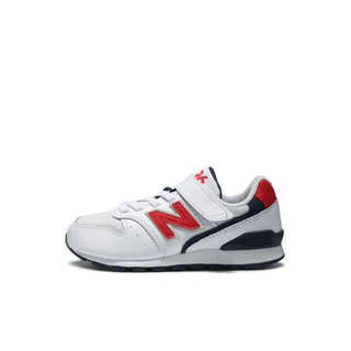 New Balance nb童鞋 秋季新款男童女童4~14岁儿童运动鞋YV996 白色 YV996DO 35.5