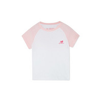 New Balance nb童装 2020新款女童4~14岁夏季儿童短袖T恤 PK 7EA2S012 110cm(110)