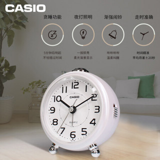 卡西欧（CASIO）闹钟  TQ-149 简约时尚卧室床头夜光闹钟 石英钟表 TQ-149-7PF