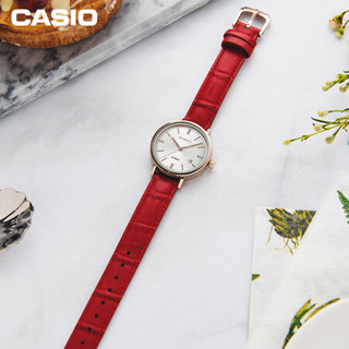 CASIO 卡西欧 SHEEN SHE-4048PGL 520礼盒时尚休闲女表石英手表 SHE-4048CGL-7AUPRAQ-礼盒