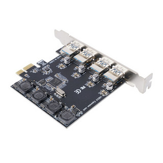 奥睿科（ORICO）PCI-E转USB3.0双口/4口扩展卡台式机主机箱电脑内置高速前置转接卡 PNU-4U-4口扩展