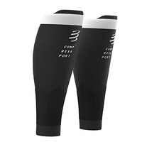 COMPRESSPORT 马拉松装备R2V2运动机能压缩小腿套 R1腿套 跑步骑行护腿套篮球护腿 新款R2V2黑色 T3(适应小腿围38-42cm)