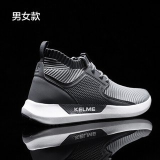 KELME/卡尔美运动鞋男鞋春新款韩版时尚休闲鞋黑色跑步鞋 66831200 灰色 40