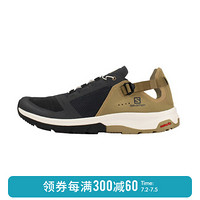 萨洛蒙（Salomon）男款户外休闲涉水沙滩溯溪鞋 TECH AMPHIB 4 M 乌木色 409135 UK7.5(41 1/3)