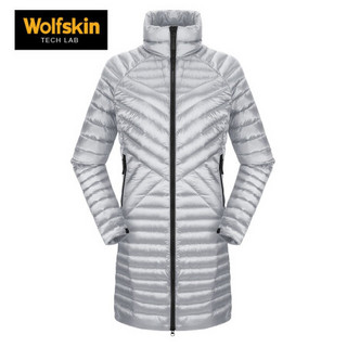 Jack Wolfskin/狼爪官方春季新品Tech Lab防风800蓬鹅绒女士羽绒服1204391 1204391-4650/银灰色 XS 160/84A