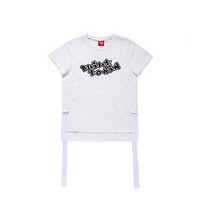 PONY短袖波尼女T恤2019夏季圆领运动休闲时尚透气上衣92W2AT54 白色 L