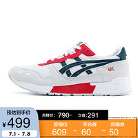 Asics tiger 运动休闲鞋 中性 GEL-LYTE 1193A102-100【AT】 白色/海蓝色 37