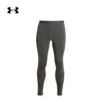 安德玛官方UA RUSH男子运动紧身裤Under Armour1350150 灰色012 3XL