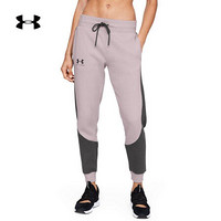 安德玛官方UA Rival女子训练运动长裤Under Armour1351888 粉红色667 L