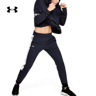 安德玛官方UA Rival女子运动连帽卫衣Under Armour1351806 黑色001 M