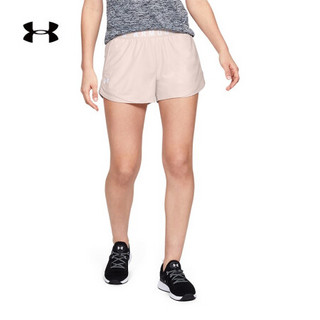 安德玛官方UA Play Up 3.0女子运动短裤Under Armour1344552 粉色675 XL