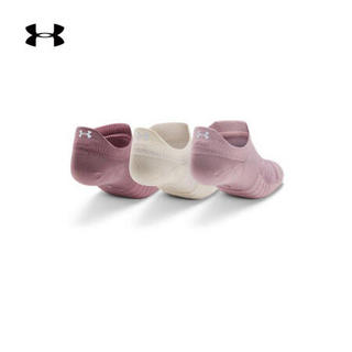 安德玛官方UA Breathe女子运动袜子—3双装Under Armour1351760 粉红色662 M