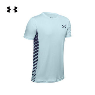 安德玛官方UA MK1男童短袖运动T恤Under Armour1345660 蓝色462 童XS