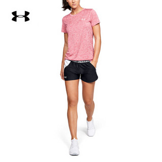 安德玛官方UA Play Up Short女子运动短裤Under Armour1292231 黑色042 L