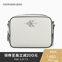 CK JEANS 2020春夏款 女包Logo简约时尚手提包 DH2138Q4100 111-白色 ST