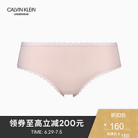 CK UNDERWEAR   女装蕾丝内裤 QD3707 4ZA-粉色 M