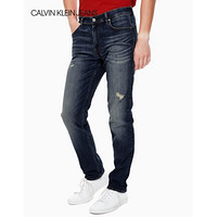 CK JEANS   男士中低腰合体紧身牛仔裤CKJ027 J312936 911-蓝色 36