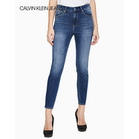 CK JEANS 2020春夏款 女装高腰合体紧身牛仔裤 J214362 1A4-蓝色 26