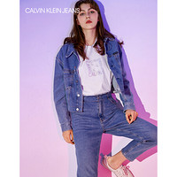 CK JEANS 2020春夏款女装 高腰紧身版九分牛仔裤 CKJ010J214335 1A4-蓝色 29