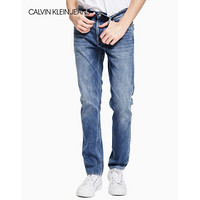 CK JEANS 2020春夏款 男装中低腰修身合体牛仔裤 J315378 1A4-蓝色 31/32